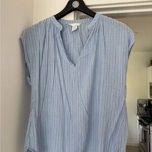 Blue Striped Blouse (worn once)